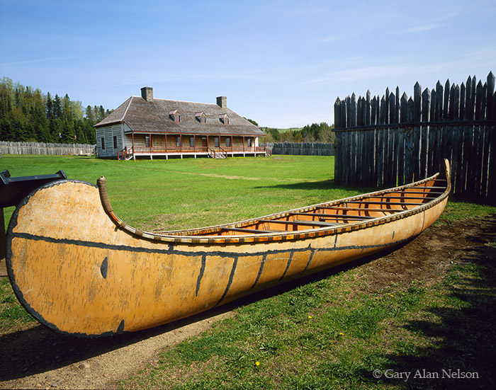 Voyageurs Canoe : Grand Portage National Monument, Minnesota : Gary
