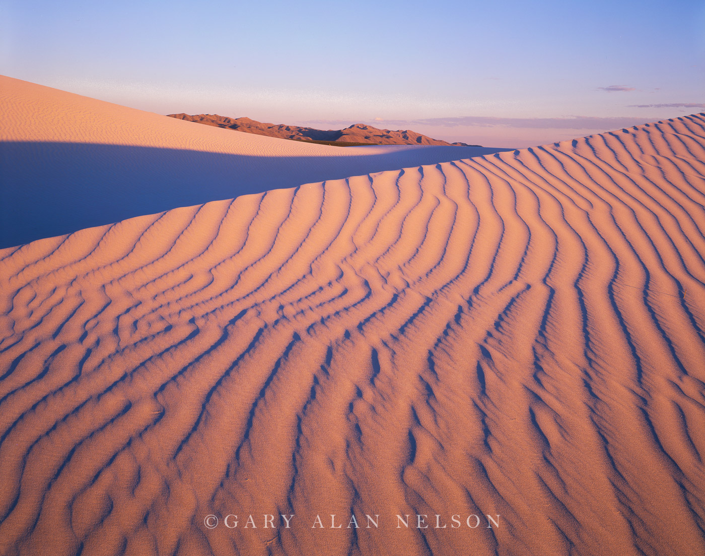 Gypsum Sand Dunes Guadalupe National Park, Texas Gary Alan Nelson Photography