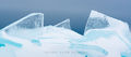 Slabs of Ice and Gray Skies print