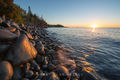 Sunrise on Stone Beach print