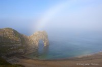 Durdle Door and Fog