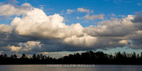 Silhouetted Shoreline of Moon Lake