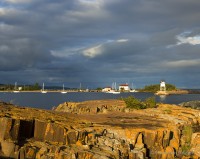 Storm over Grand Marais Lighthouse