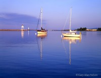 Sailboats in Grand Marais Harbor