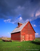 Corn Crib and Skies