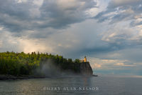 Clouds and Fog over Split Rock