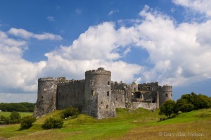 Clouds over Carew Castle