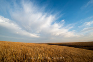 Flowing Clouds over Prairie