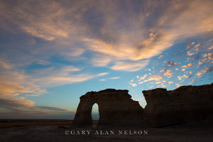 Keyhole Arch at Dusk