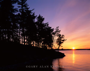 Sunrise on Kabetogema Lake
