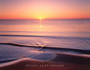 Sunrise on Lake Superior Beach