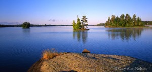 Three Islands on Birch Lake