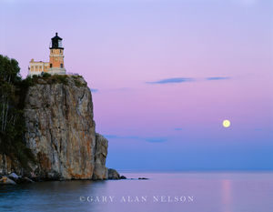 Full Moon over Split Rock Lighthouse