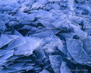 Piles of Windowpane Ice