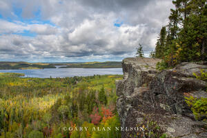 Cliffs over Gunflint Lake, Superior National Forest, Minnesota