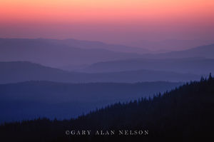 Cascade Mountain Range Vignette