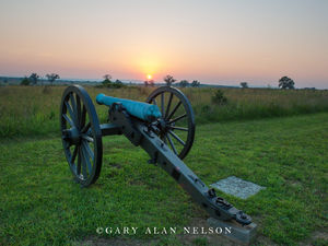 Cannon at Sundown
