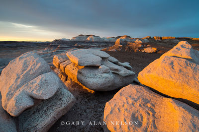 Boulders in Evening Light print