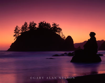 Seastacks and Sky print