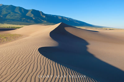 Sand Dunes and Sangre De Cristo Mountain print