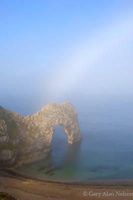 Durdle Door and Fog print