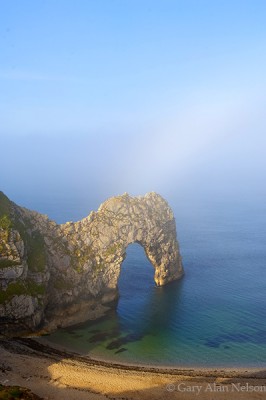 Durdle Door and Fog print