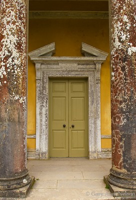Door and Pillars print