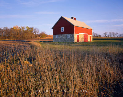 Limestone Barn print