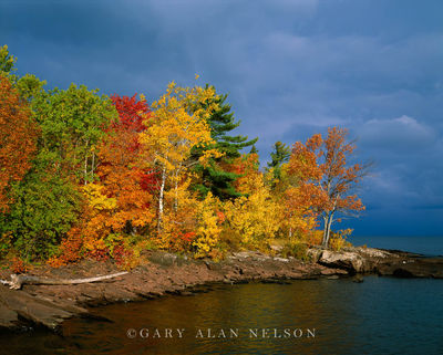 Rouged Skies over Lake Superior print
