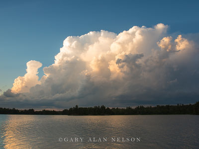 Thunderheads over Lake Vermillion print