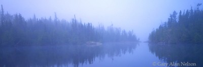 Fog over Seagull Lake print