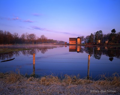Barn Reflections print