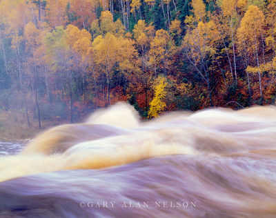 High Falls in Autumn print