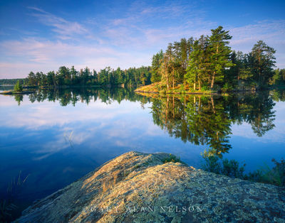 Calm Morning on Rainy Lake print