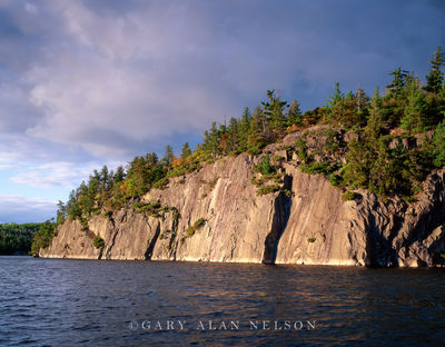 The Cliffs of Grassy Bay print