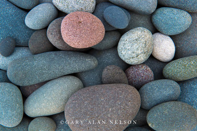 Colored Stones on Superior print