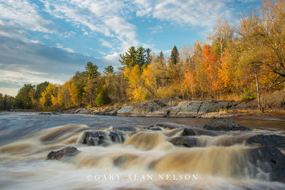 St Louis River in Autumn print