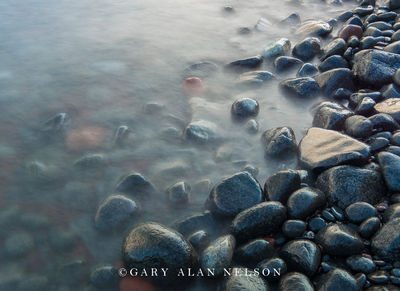 Waterlogged Stones print