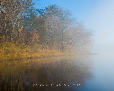 Rising Fog on the St. Croix print