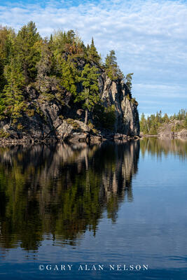 The cliffs on Seagull Lake, Boundary Waters Canoe Area Wilderness, Minnesota
