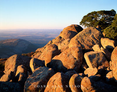 Boulders on Mt. Scott print