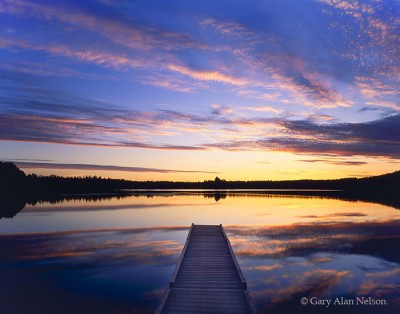 Dock at Dusk print