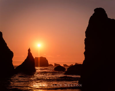 Seastacks on Pacific Coast print
