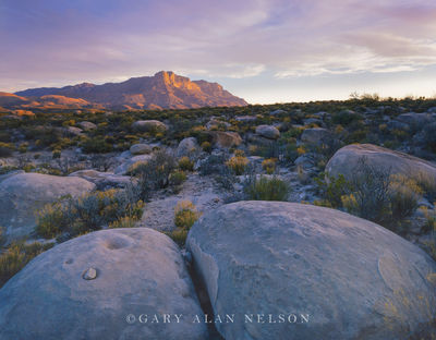 Boulders and El Capitan print