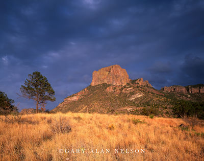Casa Grande under Clouds print