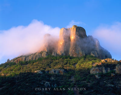 Casa Grande Shrouded in Fog print
