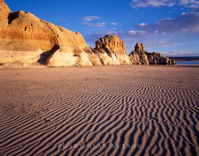 Ripples of Sand along Lake Powell print