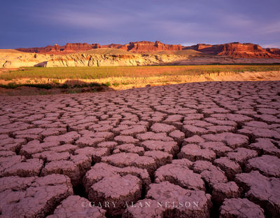 Dried Mud Flat print