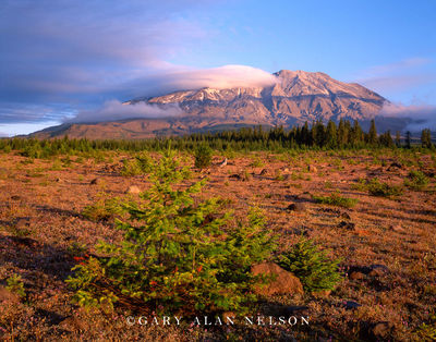 Clouds over Mt. St. Helens print