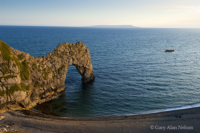 GB-11-11-ENG Durdle Door, a natural arch, near Lulworth Cove, Dorset, England. part of the Jurassic Coast World Heritage Site...